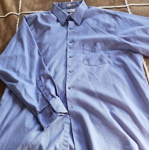 Xxl van heusen blue dress shirt